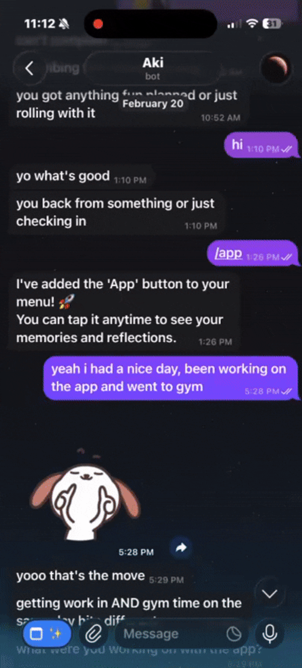 Telegram AI Companion